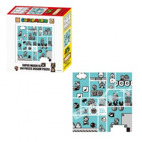 Toy Puzzle Super Mario 30th Anniversary Blue Jigsaw Puzzle