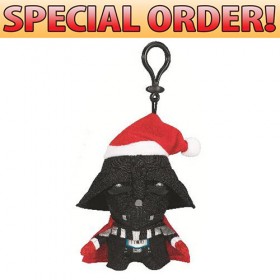 Toy Star Wars Santa Hat Talking Mini Plush Clip-ons Darth Vader Santa 16 Pcs