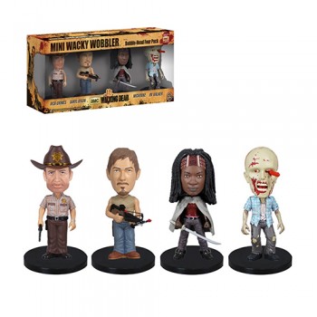 Toy The Walking Dead Mini Wacky Wobbler 4-piece Set (rick Grimes Daryl Dixon Michonne And Rv Walker) 849803040024