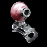 Universal Webcam Circular USB Webcam with Microphone Pink (TTX TECH)