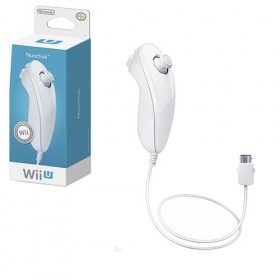 White Nintendo Wii Wired Nunchuck (Nintendo)