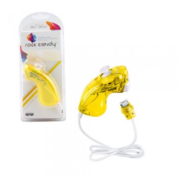 Wii Controller Rock Candy Nunchuk Yellow (pdp)