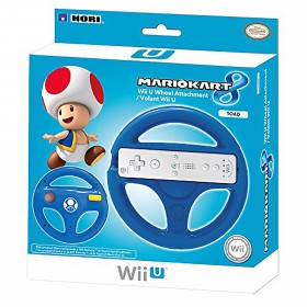 Wii U Controller Mario Kart 8 Toad Racing Wheel (hori)