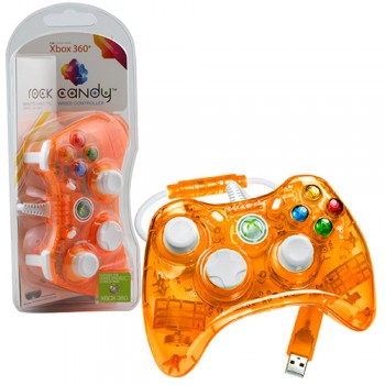 Xbox 360 Controller Rock Candy Orange (pdp)