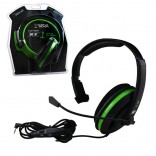 Xbox 360 Headset Wired Ear Force Xc1 Premium Mono- Chat W/mic Black (turtle Beach)