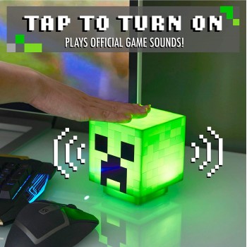Creeper Night Light - Minecraft Night Light w/Sound 