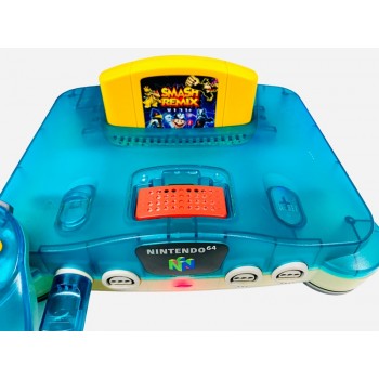 Ice Blue N64 - Nintendo 64 Ice Blue Limited Edition Bundle*