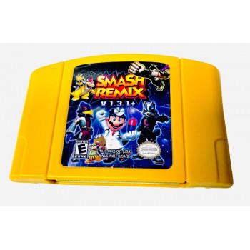 Smash Bros Bundle - N64 Super Smash Bros + Smash Remix 1.3 + 1.4