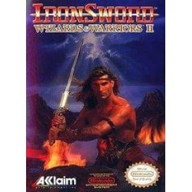Nintendo NES Iron Sword Wizards and Warriors II (Cartridge Only)