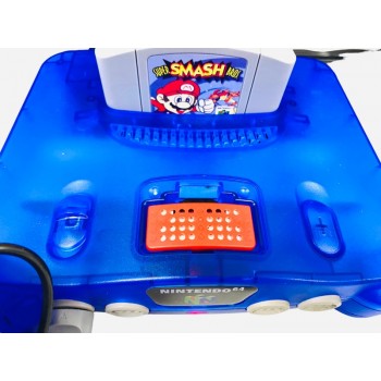Blue N64 Console - Blue Nintendo 64 Complete