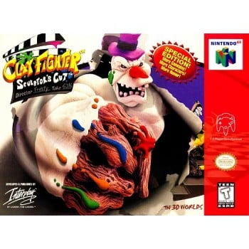 Clay Fighter Sculptors Cut Nintendo 64 - N64 Clayfighter Sculptor's Cut - Game Only