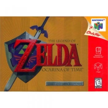 N64 The Legend of Zelda Ocarina of Time Collectors Edition Gold - Nintendo 64 - Game Only