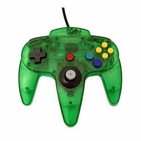 Jungle Green N64 Controller - Nintendo 64 Clear Green Controller