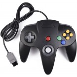 Nintendo 64 Controller in Black - N64 Style Controller Pad Black