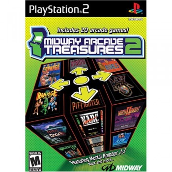 PS2 Game - Midway Arcade Treasures 2 - BRAND NEW FACTORY SEALED!