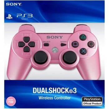 Sony PS3 Pink Controller - Dualshock 3 Pink Controller - New