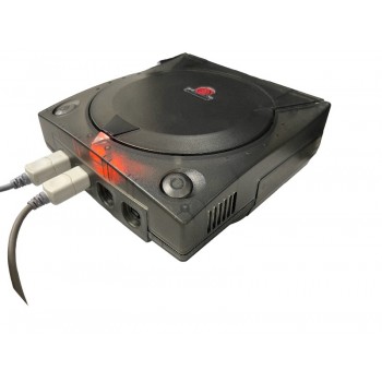 Sega Dreamcast Modded + GDEMU SD Card + DreamPSU w/Complete Collection in Smoke