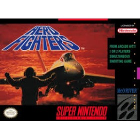 Super Nintendo Aero Fighters - SNES Aero Fighters Game Box w/ Insert*