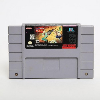 Super Nintendo Earthworm Jim 2 - SNES Earth Worm Jim 2 - Game Only