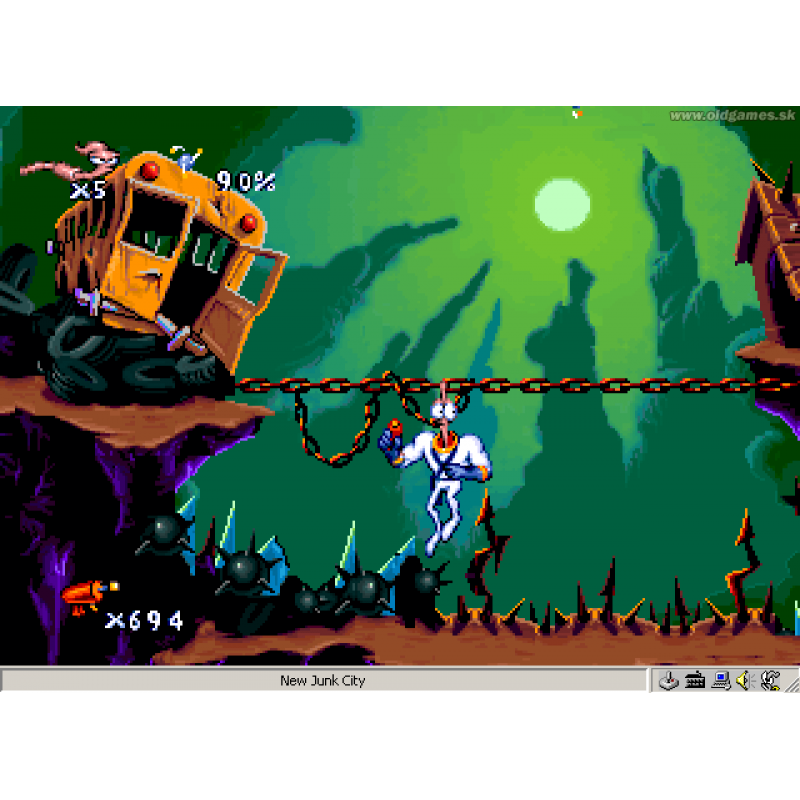 Zerando Earthworm Jim Snes 