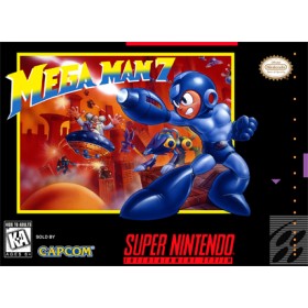 Super Nintendo Megaman 7 - SNES Megaman 7 - Box With Insert