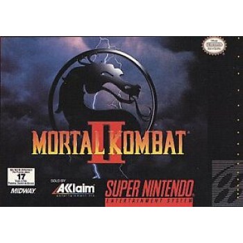Super Nintendo Mortal Kombat II - SNES Mortal Kombat 2 - Box With Insert