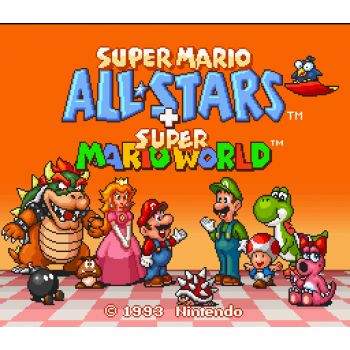 Super Nintendo Super Mario All-Stars + Super Mario World - SNES - Game only