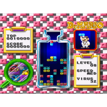 Tetris and Dr. Mario Super Nintendo - SNES Tetris and Dr. Mario (Game Only)