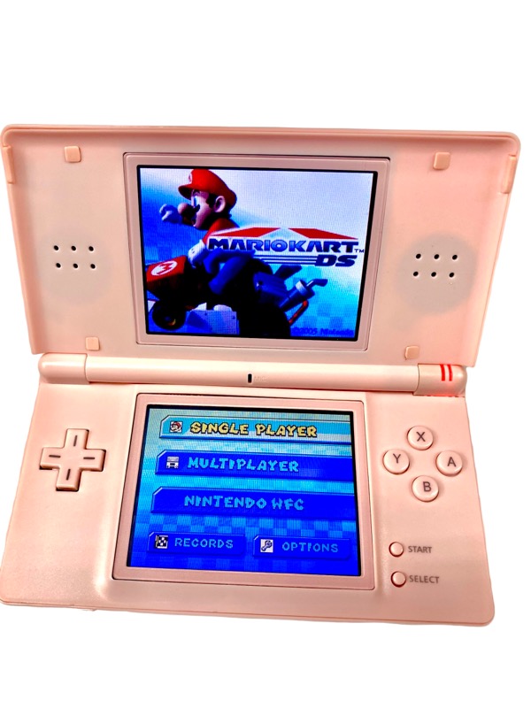 DS Lite Pink - New Nintendo DS Lite Coral Pink - Bundle