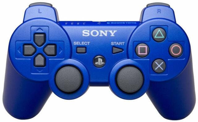 Blue Dualshock 3 Controller - Sony PS3 Controller Blue in